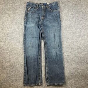 Ariat Jeans Mens 32x32 Blue M2 Relaxed Boot Cut Denim Western Workwear